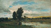 French River Scene, Charles Francois Daubigny